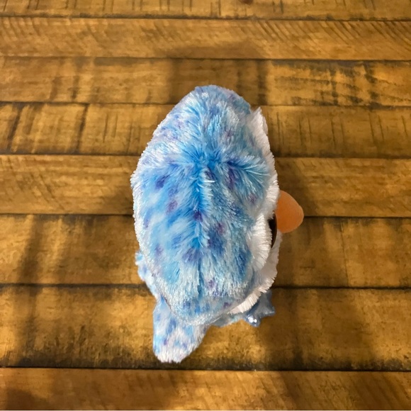 TY Beanie Boos | Ice Cube the blue owl stuffed animal - Picture 5 of 8